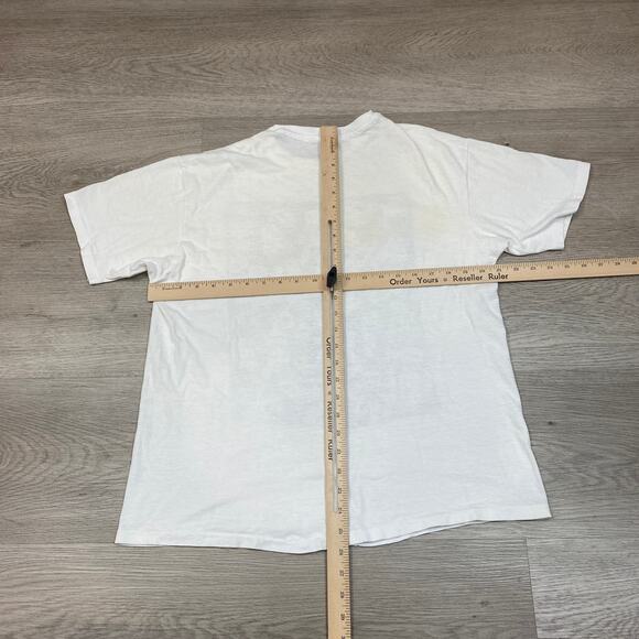 Vintage 80s Ken Brown Single Stitch Art Print Tee Shirt Men's XL - Picture 3 of 10